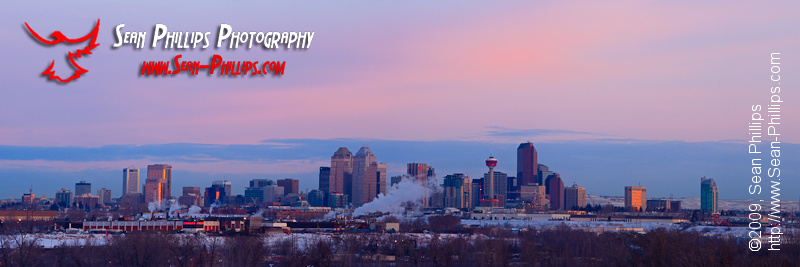 Calgary Skyline at Sunrise