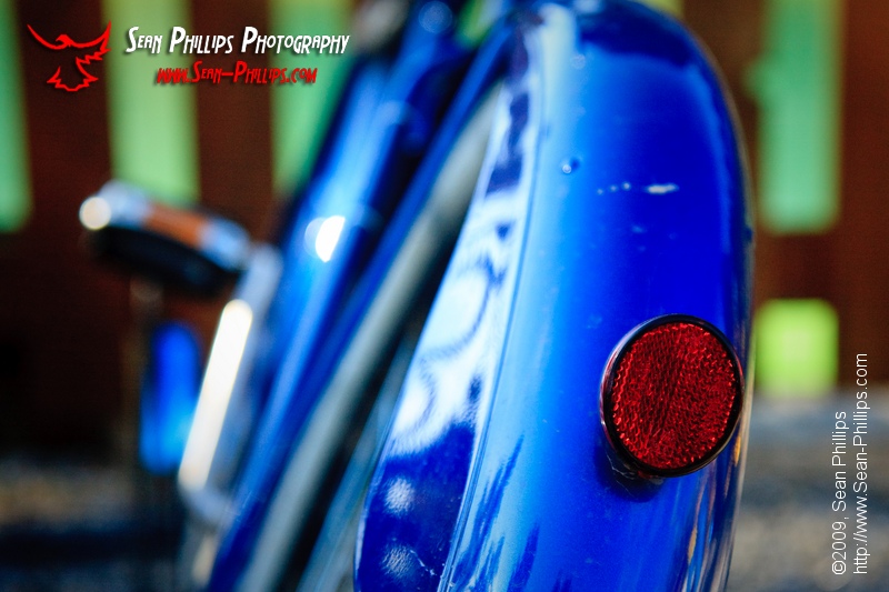Vivid Blue Bike